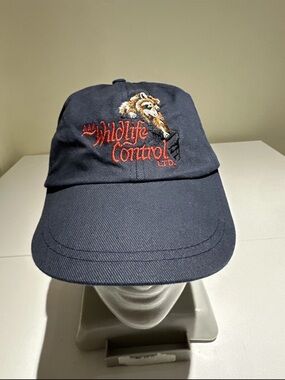 Wildlife Control Embroidered Navy Baseball Cap